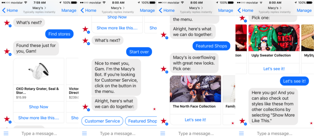 Macys Chatbot Store Finder And Featured Shops - Macy's Chatbot (1024x454), Png Download