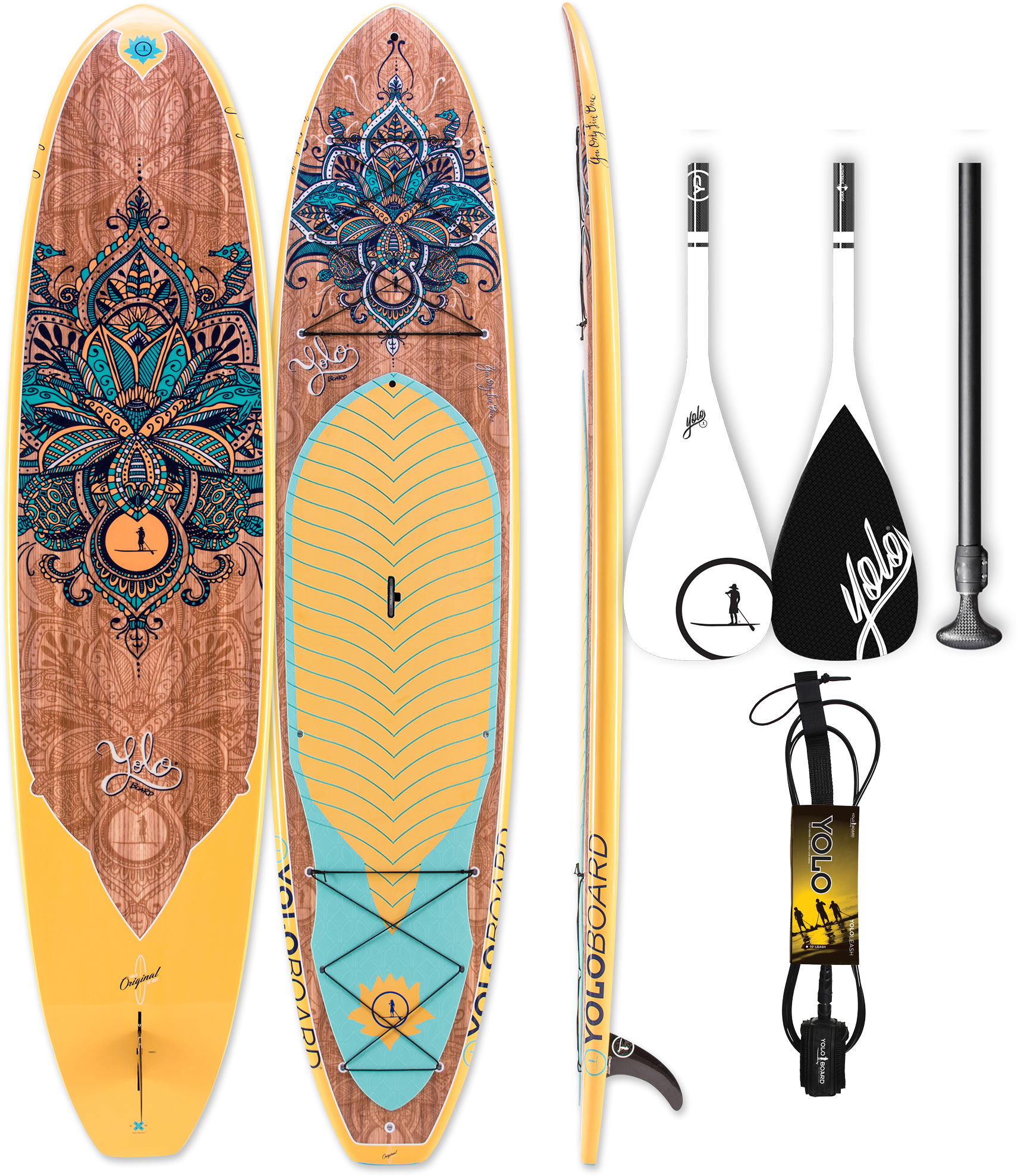 Yolo 12' Original Stand Up Paddleboard (1713x2000), Png Download