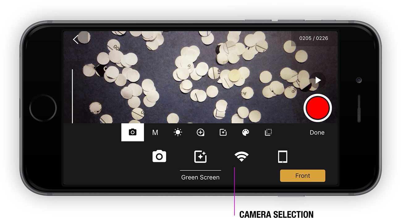 Swipe To Select A New Camera From The List - Menu (1600x707), Png Download