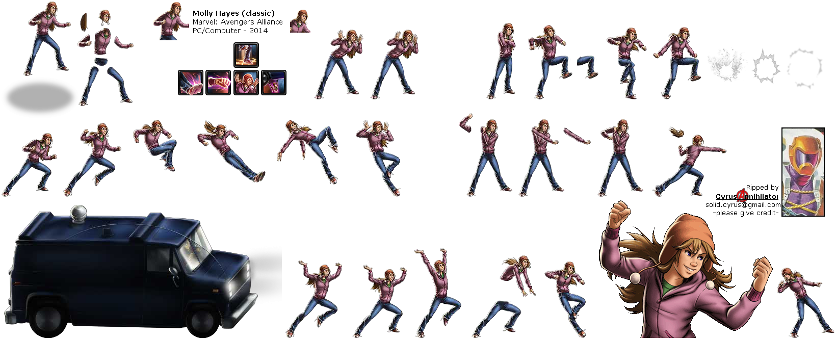 Click To View Full Size - Marvel Molly Hayes (1640x665), Png Download