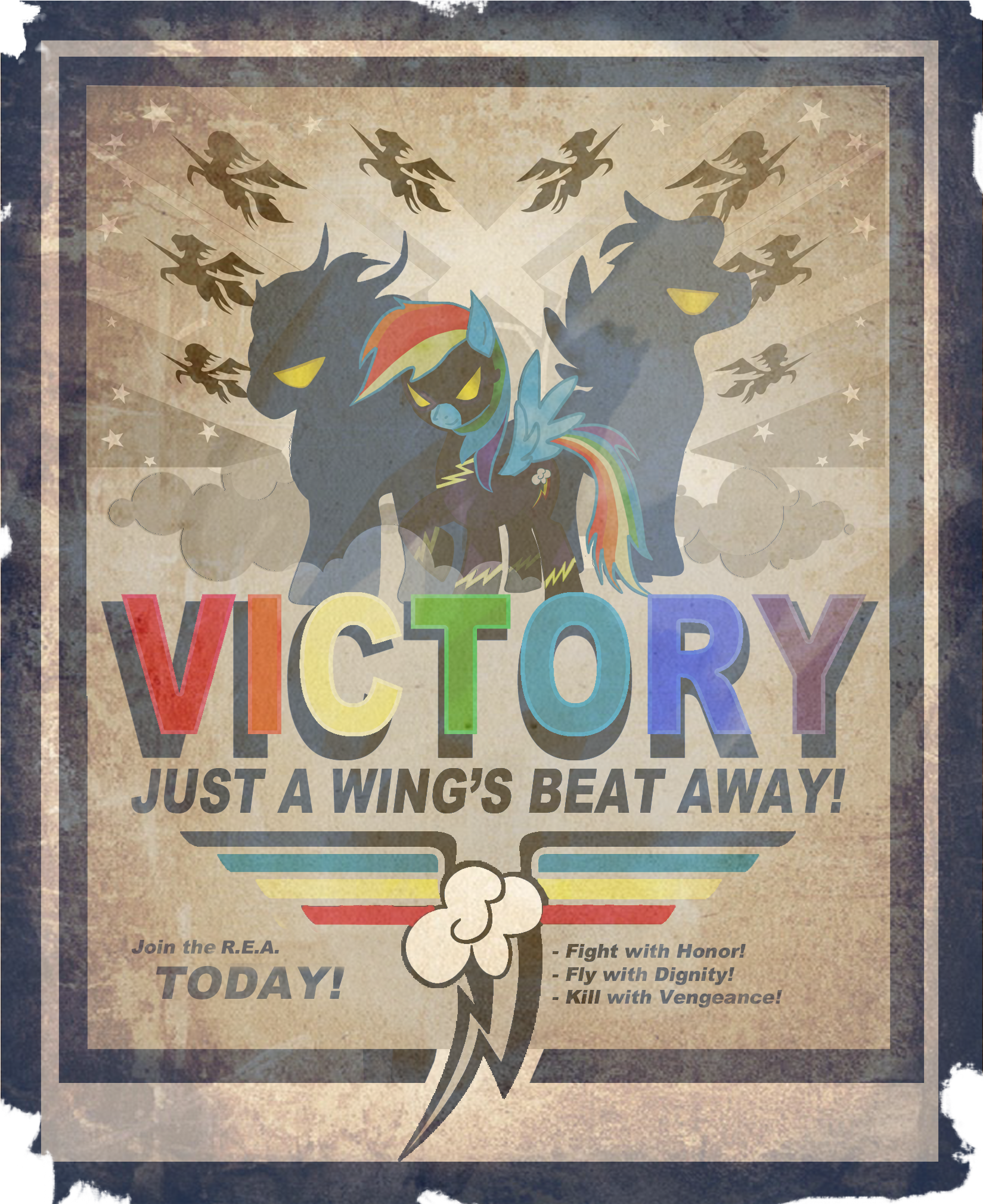 Maw Poster - Equestria (2000x2300), Png Download