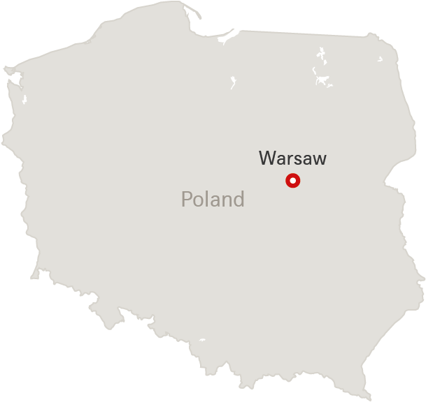Flights Warsaw - Białystok Na Mapie Polski (620x800), Png Download