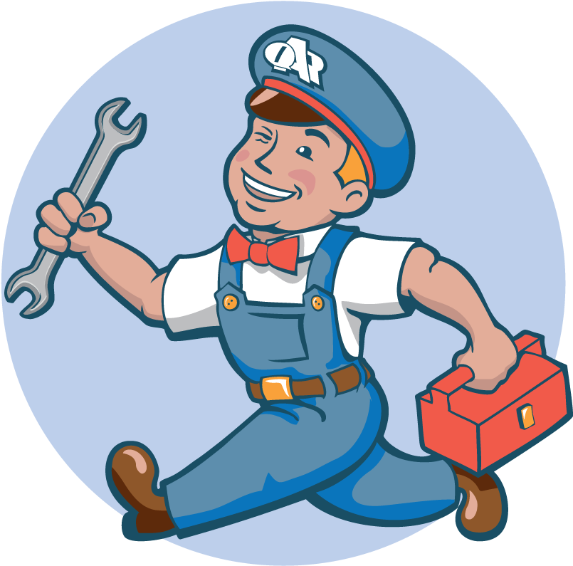 Electrician Clipart Washing Machine Repair - Repair Person (1000x1000), Png Download