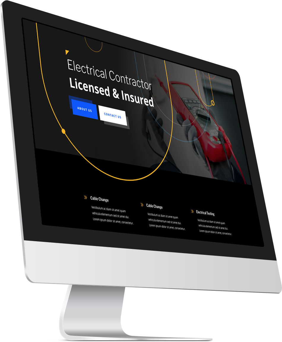 Handyman Website Design Home - Website (960x1188), Png Download