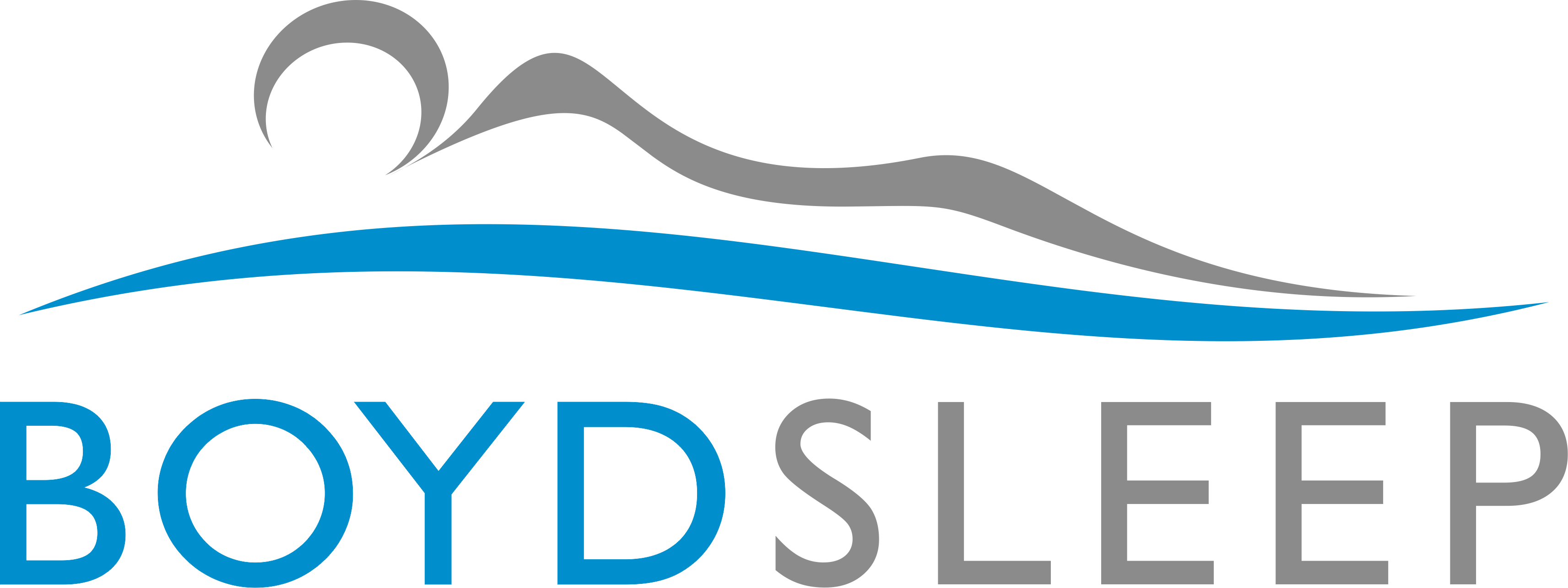 Boyd Sleep - Mattress Logo (3426x1287), Png Download