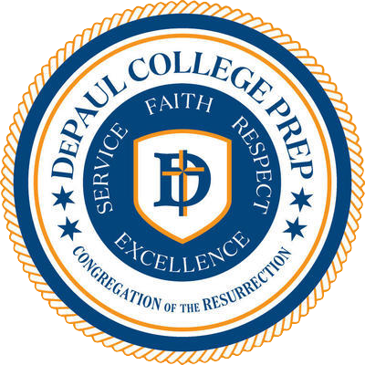 March 8, - Depaul College Prep Crest (400x400), Png Download