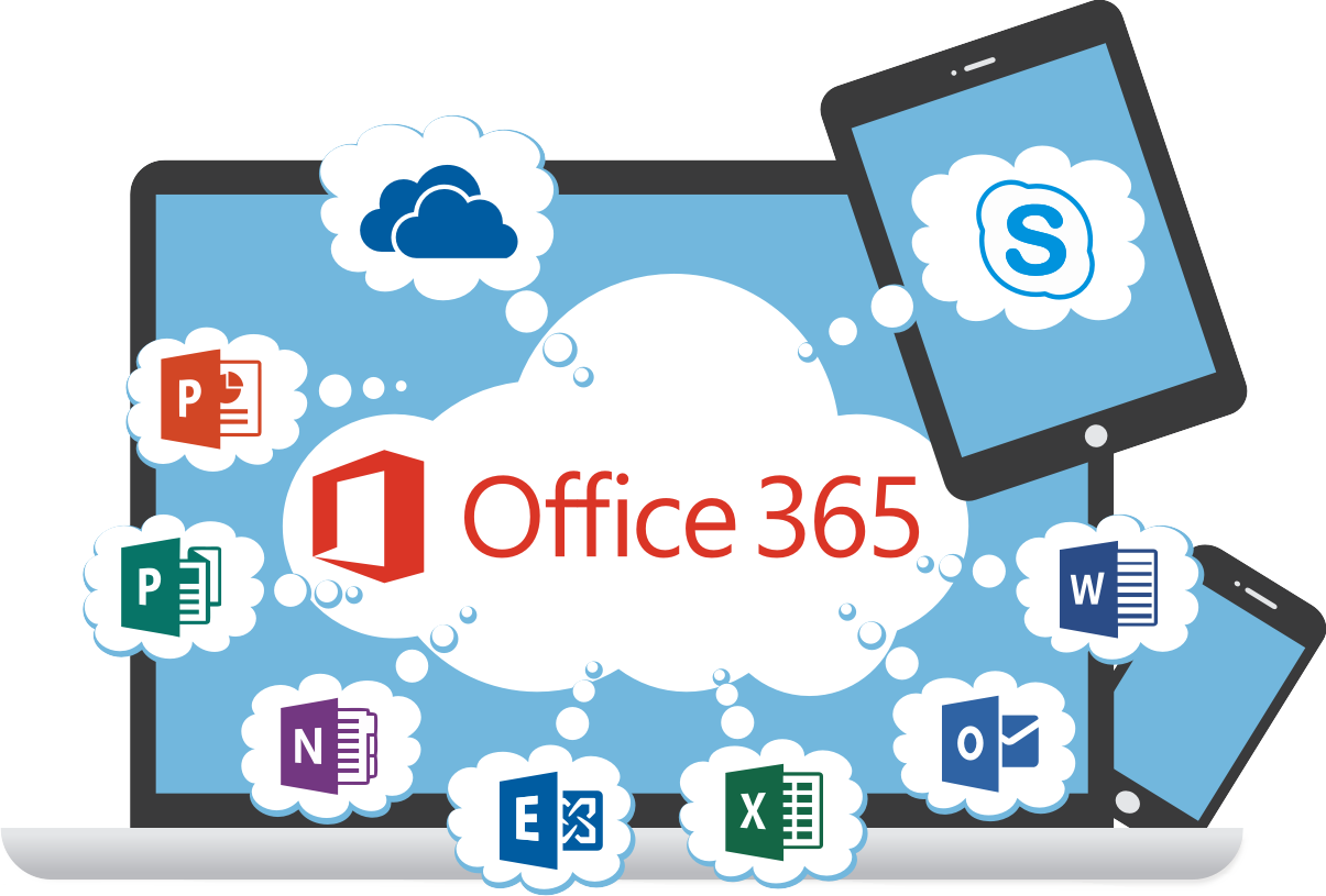 Мѕ Office 365 With Radixcloud The Most Complete Solution - Microsoft Office (1205x815), Png Download