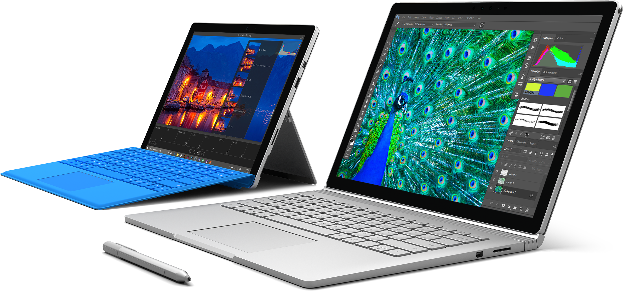 Microsoft Redefines The Laptop With Surface Book, Ushers - Microsoft Surface Pro 5 (3000x1688), Png Download