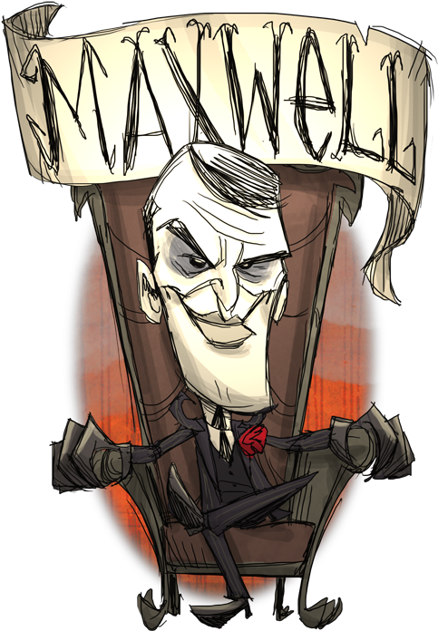 Maxwell Don T Starve (560x720), Png Download