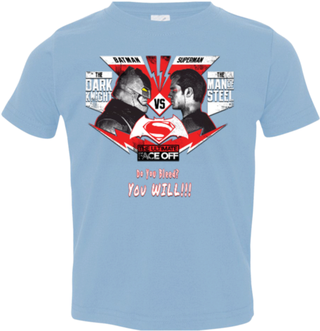 Batman Vs Superman Dawn Of Justice Toddler Jersey Tee - Batman Vs Superman Face Off Mug (480x480), Png Download