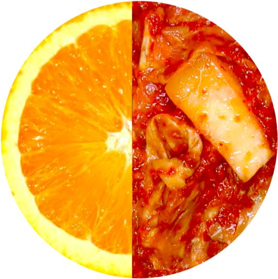 Kind People Kimchi Is Taking The Ultimate Staple Of - Bitter Orange (587x618), Png Download