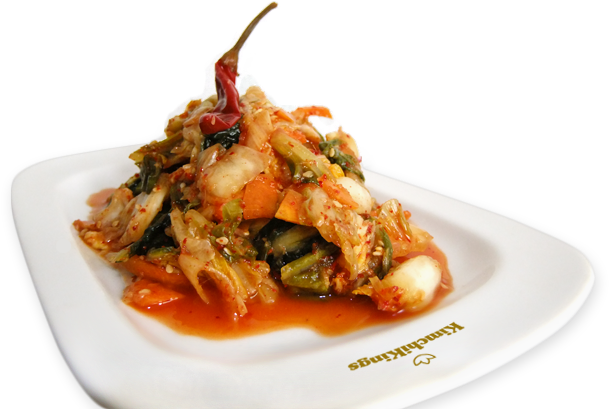 Kimchi A Means To Maintaining Vibrant Health - Side Dish (629x451), Png Download