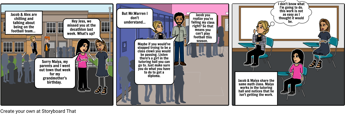 The Tutor - Cartoon (1164x385), Png Download
