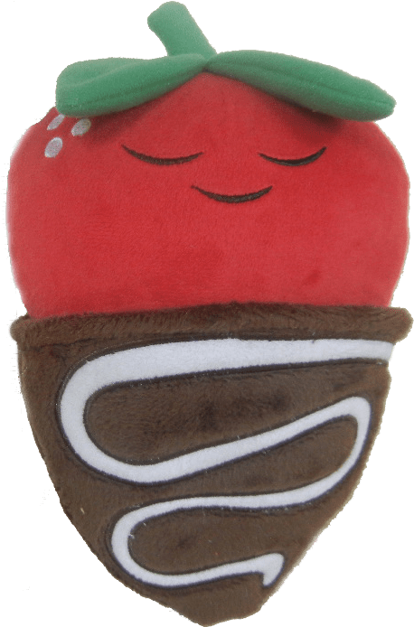 Kimchi Kawaii Strawberry Plush - Kawaii Chocolate Covered Strawberries (467x708), Png Download