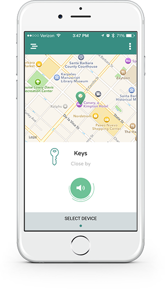 Ios Wireframe - Trackr Bravo Bluetooth Tracker [2 Unit] - Silver (330x578), Png Download