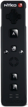 Nyko Wand Motion Plus Nintendo Wii U - Nyko Wand+ For Wii (black) (380x380), Png Download