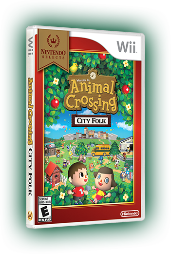 Animal Crossing - Animal Crossing - Nintendo Wii Ntsc (351x521), Png Download