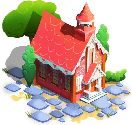 Schoolhouse - Ponyville Mlp App Schoolhouse Gameloft (457x434), Png Download
