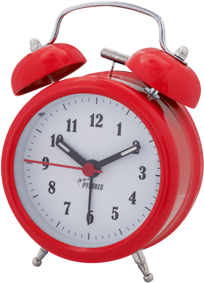 Image Free Download Colortime Clock Pylones Wake - Red 'vette Wall Clock (535x587), Png Download