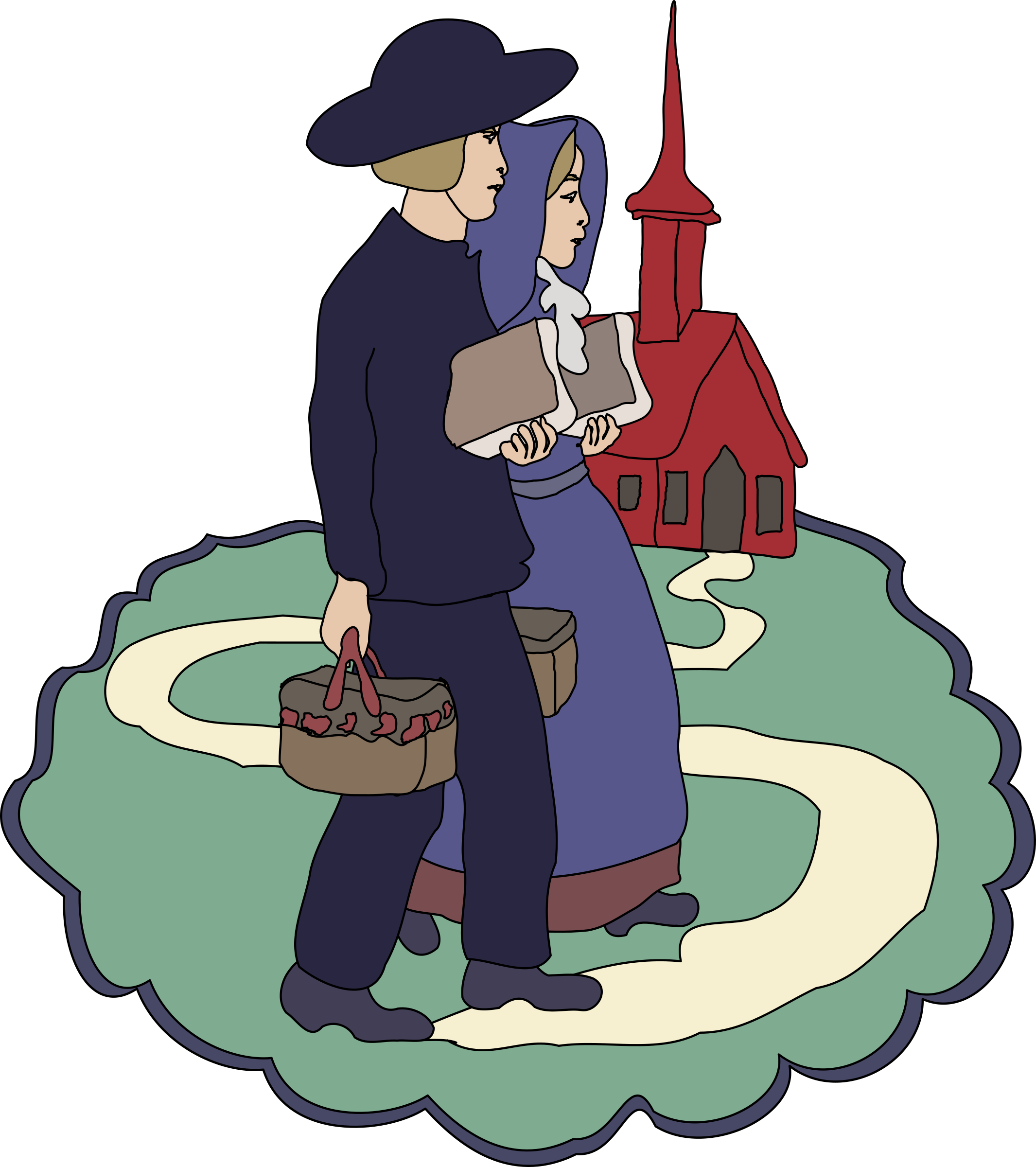 This Free Icons Png Design Of Little Red Schoolhouse (2131x2400), Png Download