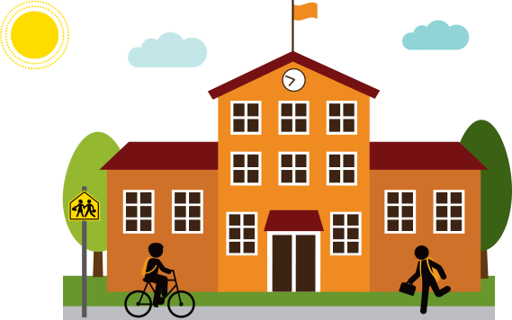 School House Graphics - School House Graphic (569x356), Png Download