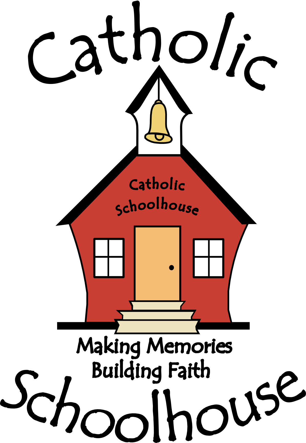 Cs Logo Black And Red - Catholic Schoolhouse (1195x1731), Png Download