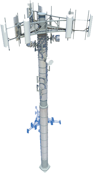 Accueil Cell Tower Png - Cell Tower Visio (600x600), Png Download