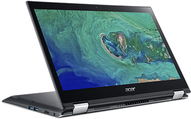Acer Spin 3 Sp314 52 Gray Photogallery - Acer Spin 3 Sp314 (480x380), Png Download
