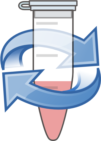 Eppendorf Spin Blue Svg Clip Arts 468 X 595 Px (468x595), Png Download