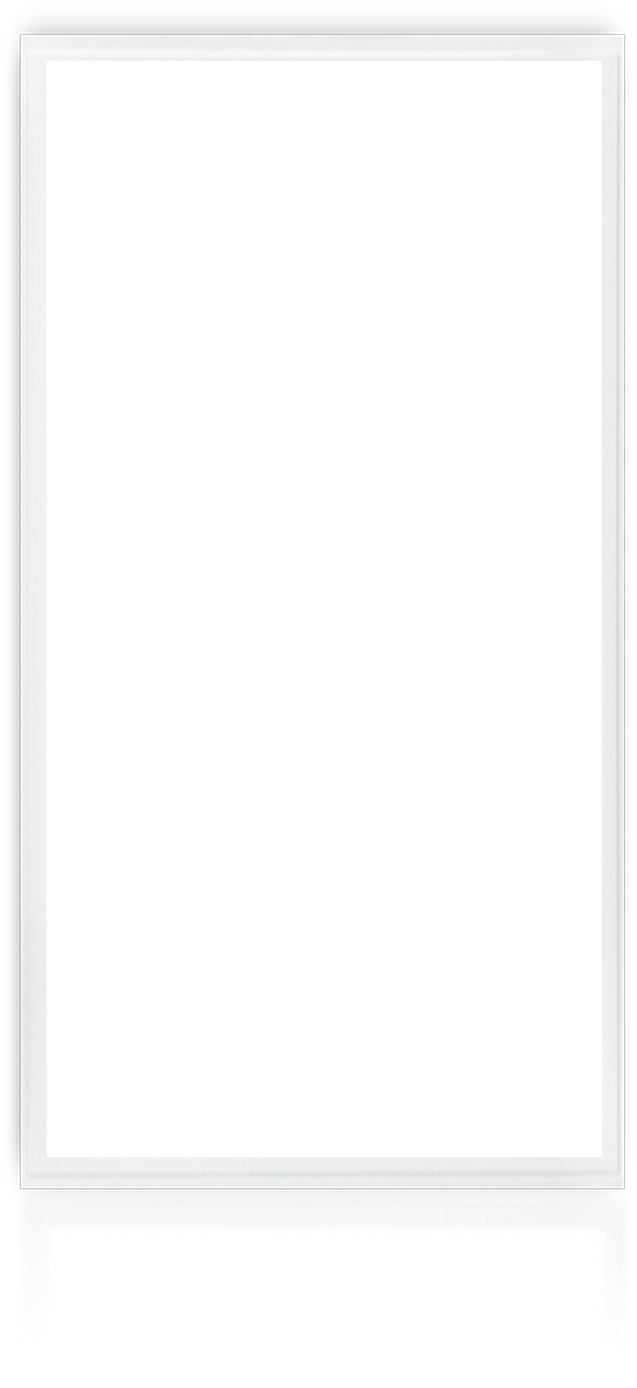 Flat Panel 2 By 4 Led - Darkness (1500x1500), Png Download