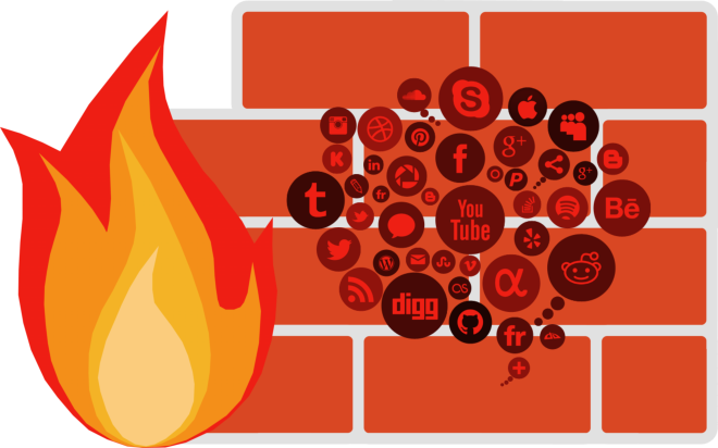 Great Firewall - China Great Fire Wall (660x412), Png Download