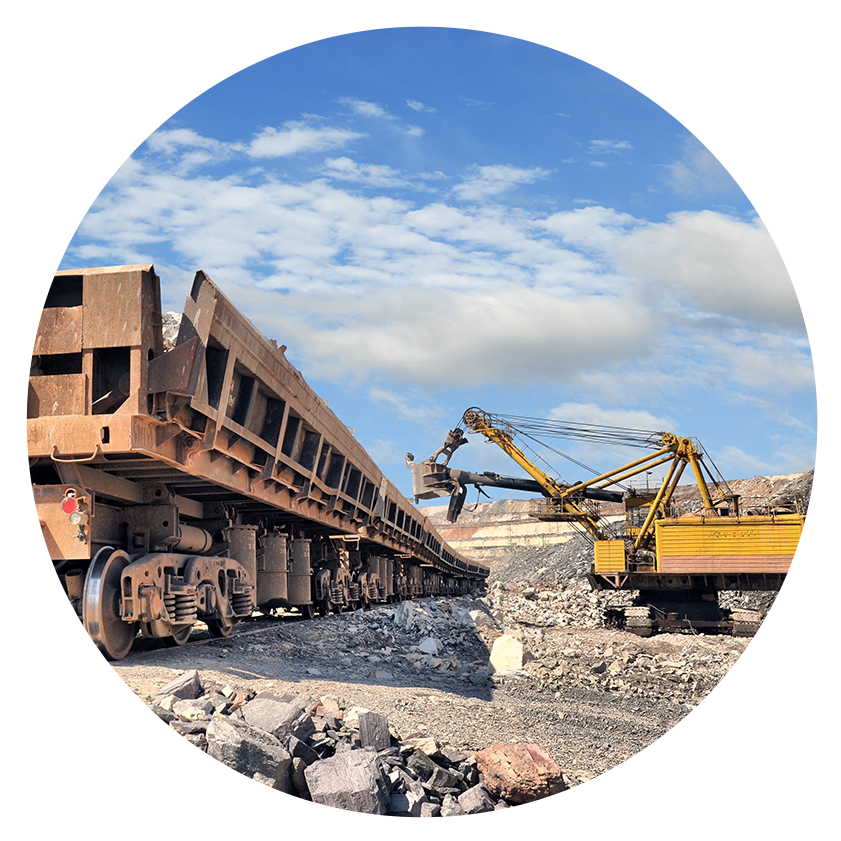 Mining Case Study - Extraction Of Resources (849x849), Png Download