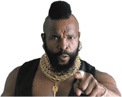 Mr T Face - Mr T (400x400), Png Download