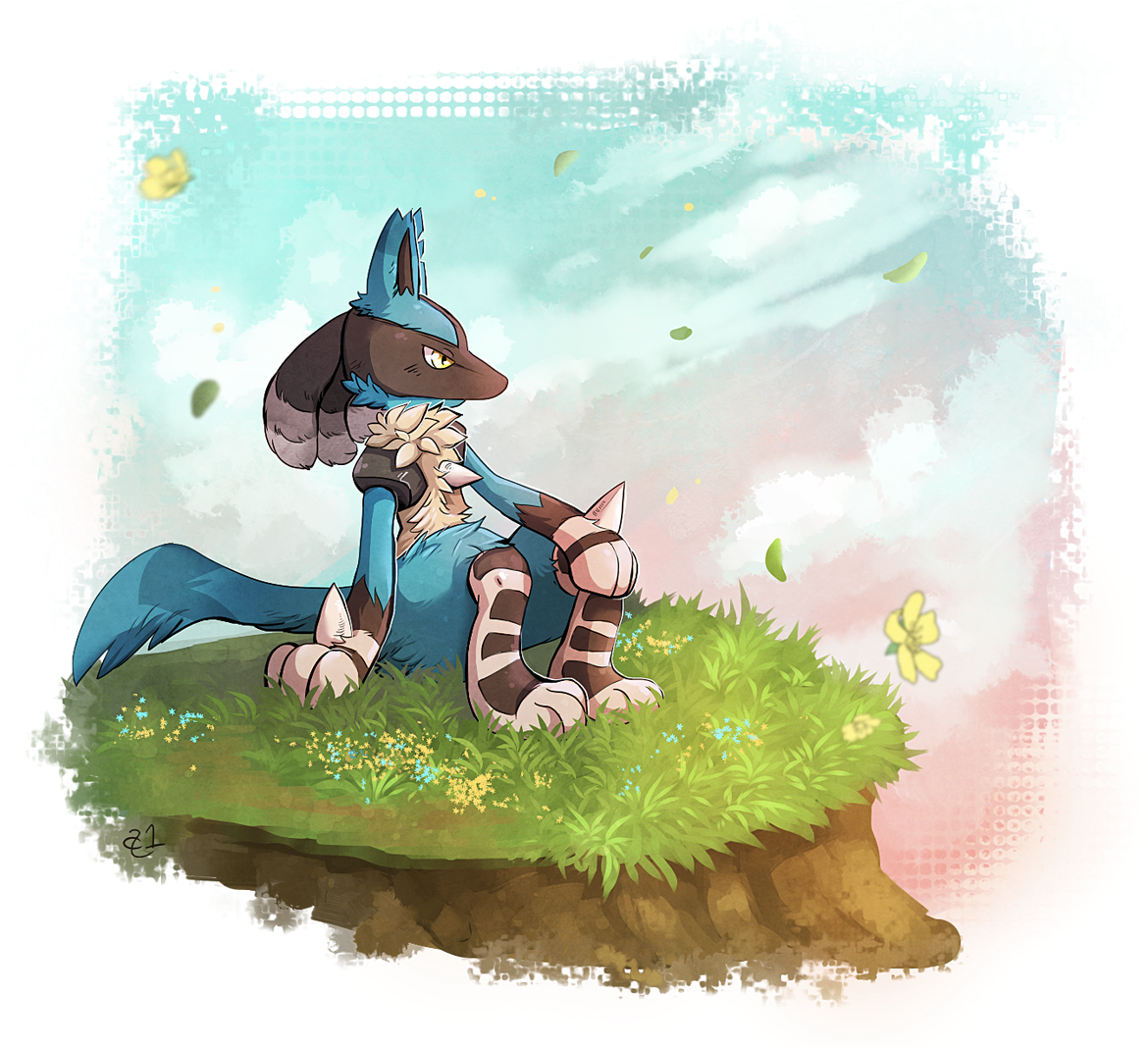 This Was A Gift For @coachthelucario X//3 (1200x1066), Png Download