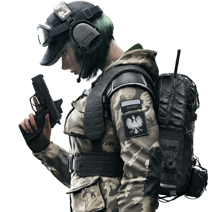 R6 Siege Png - Ela R6 Png (830x710), Png Download