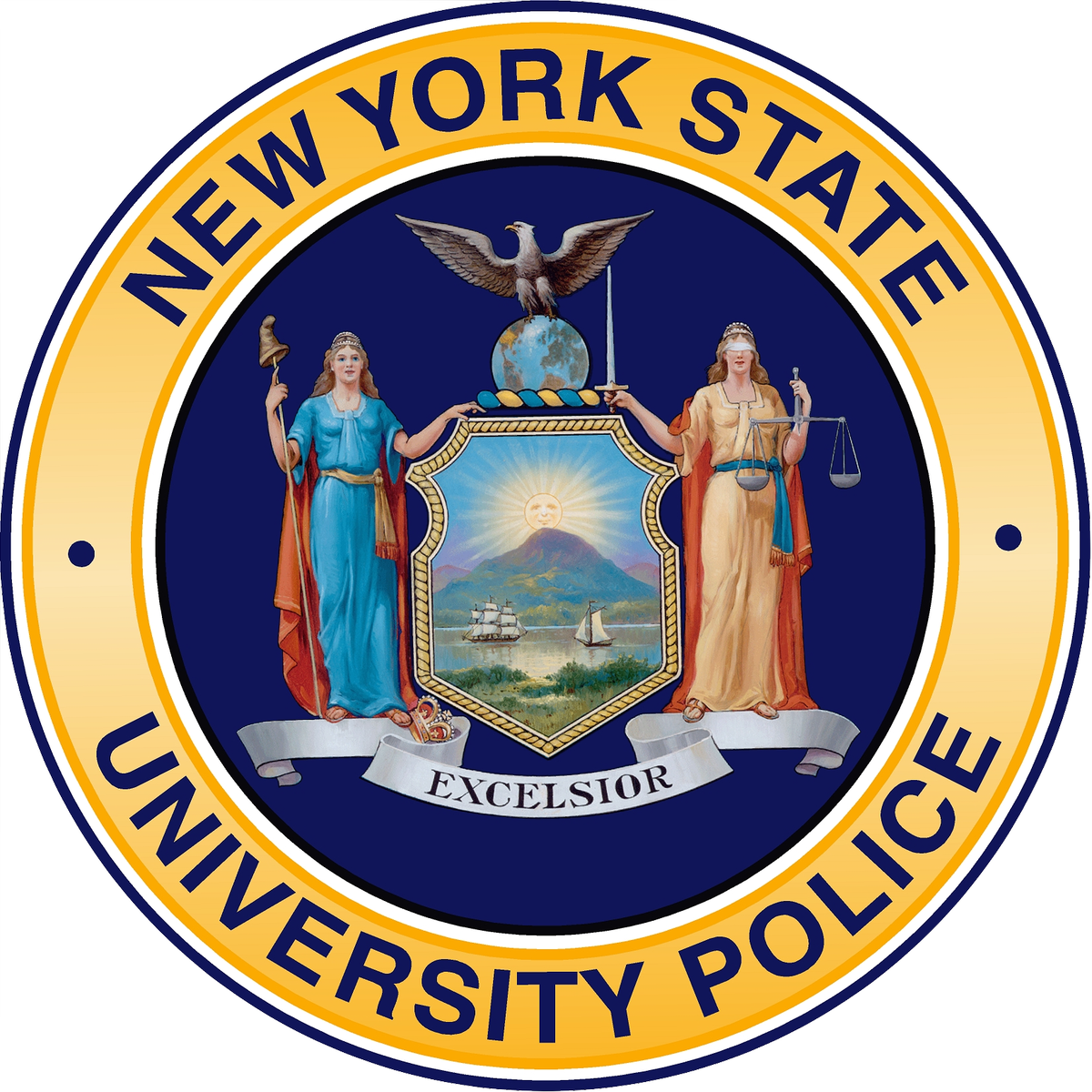 There Is No Active Threat To The Campus, But We Will - New York State University Police (1200x1200), Png Download