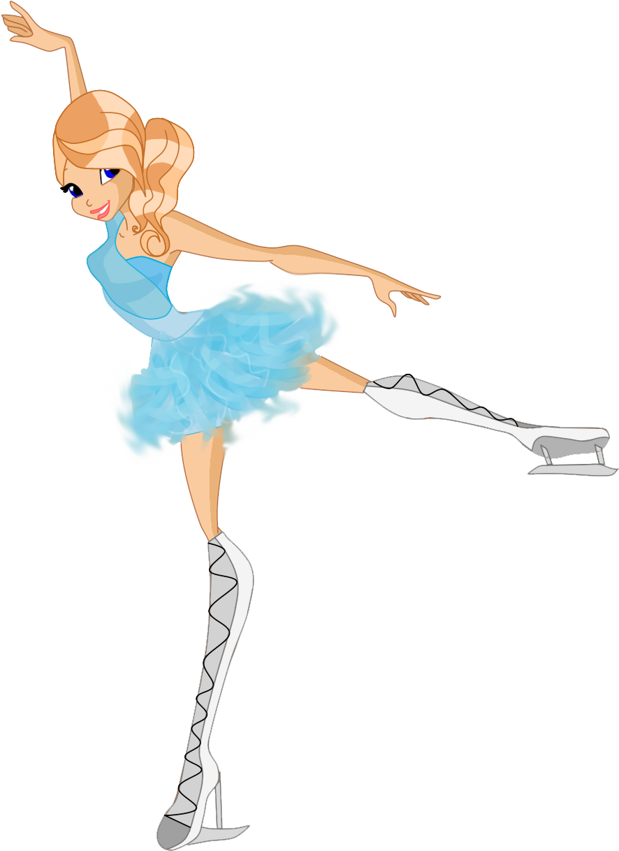 Download Ice Skating Drawing Base PNG Image with No Background