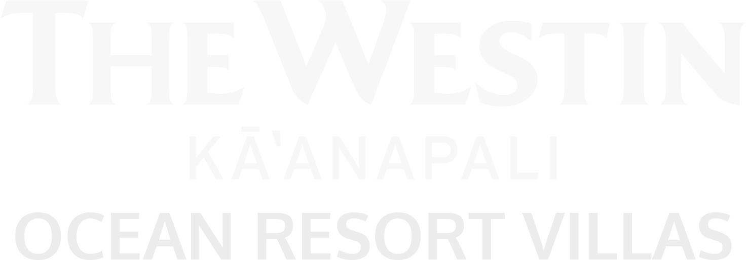 The Westin Kaanapali Ocean Resort Villas - Westin Excelsior Rome Logo (1572x535), Png Download