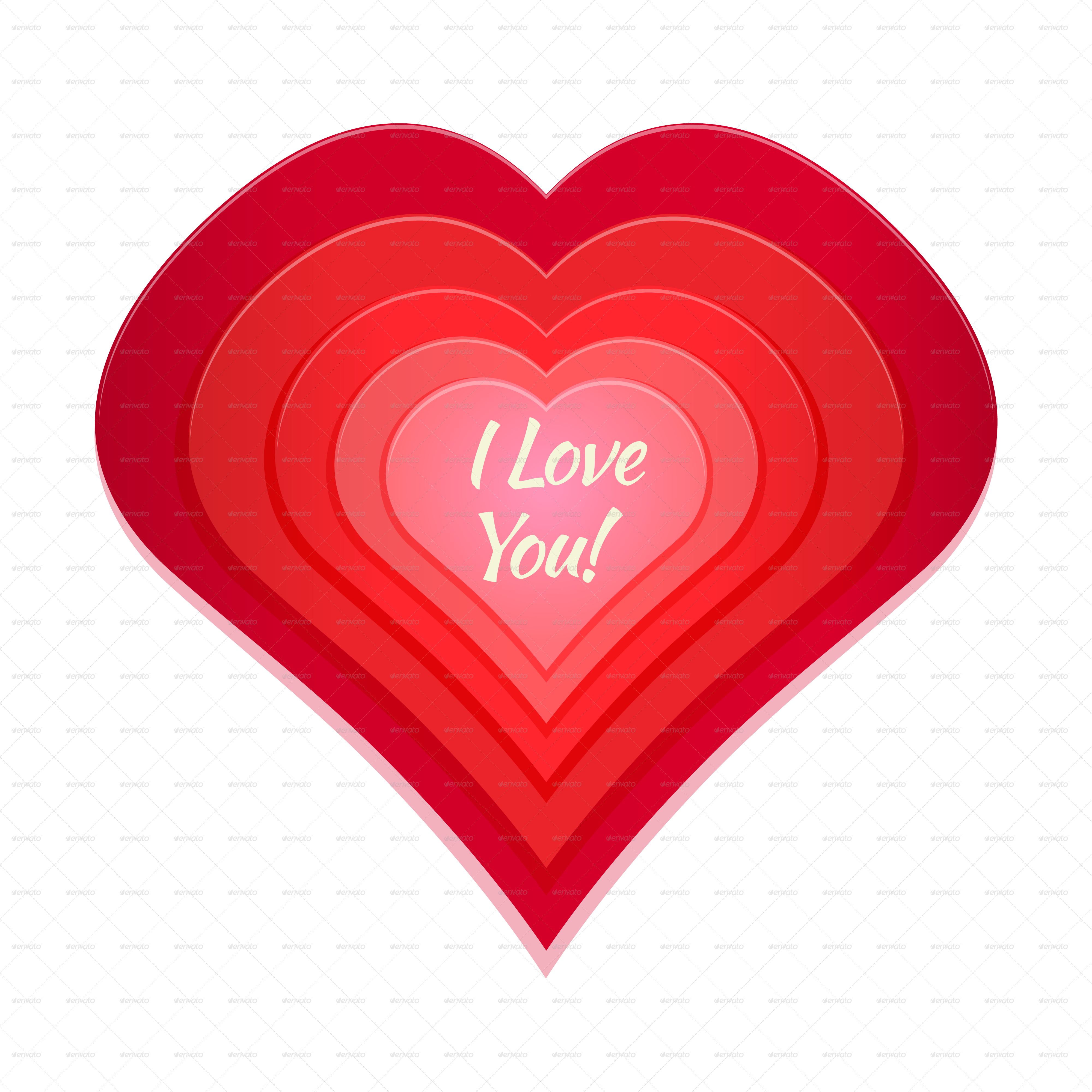 Abstract Pixel Art Styled Red Heart Banner Abstract - Heart (4000x4000), Png Download