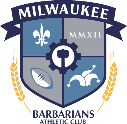 Milwaukee Rugby Official Crest - Milwaukee Barbarians Rugby (438x430), Png Download