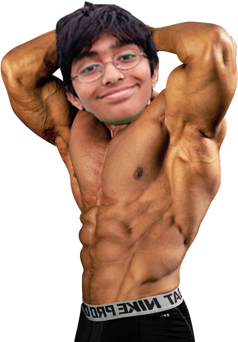 He Be A Sexy Mansaahil - Barechested (500x800), Png Download