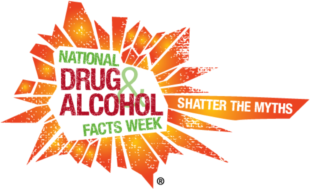 National Drug And Alcohol Facts Week Takes Place From - National Drug & Alcohol Facts Week 2017 (1036x638), Png Download