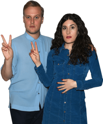 The Term “cryptophasia” Refers To The Phenomenon Of - Andrew Deyoung Dating Kate Berlant (330x412), Png Download