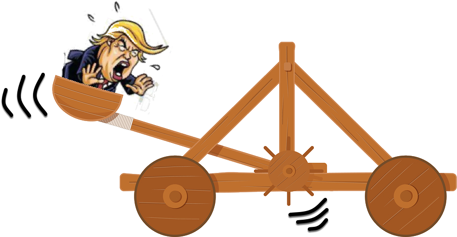 #impeachtrump - Catapult God (922x506), Png Download