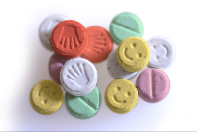 Molly - Ecstasy - Ecstasy Designer Drug (618x482), Png Download