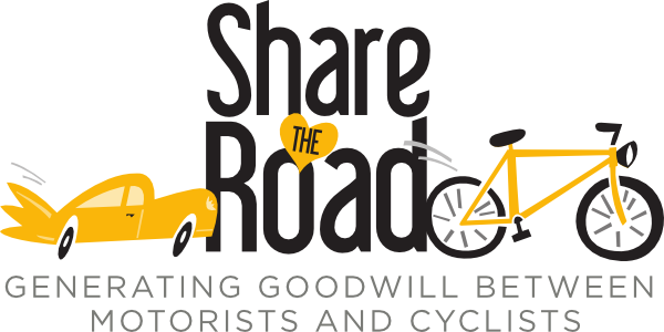 Share The Road - Bicycle Share The Road (600x300), Png Download
