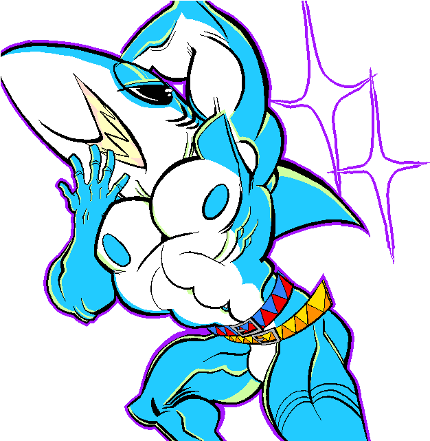 Big Bara Shark Tits - Digital Art (640x640), Png Download