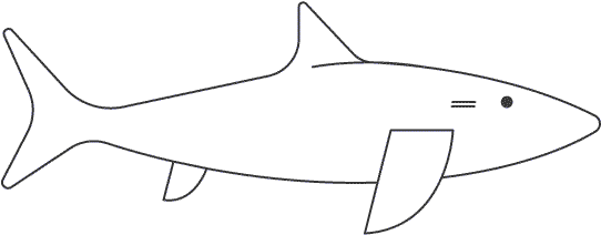 Shark Head Bedroom Wall Decor Collection V=1537276760 - Great White Shark (600x315), Png Download