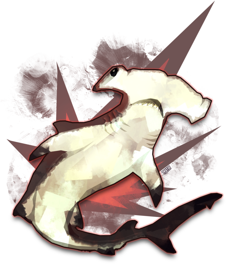 Hammer Head By Stormful - Shark (829x963), Png Download