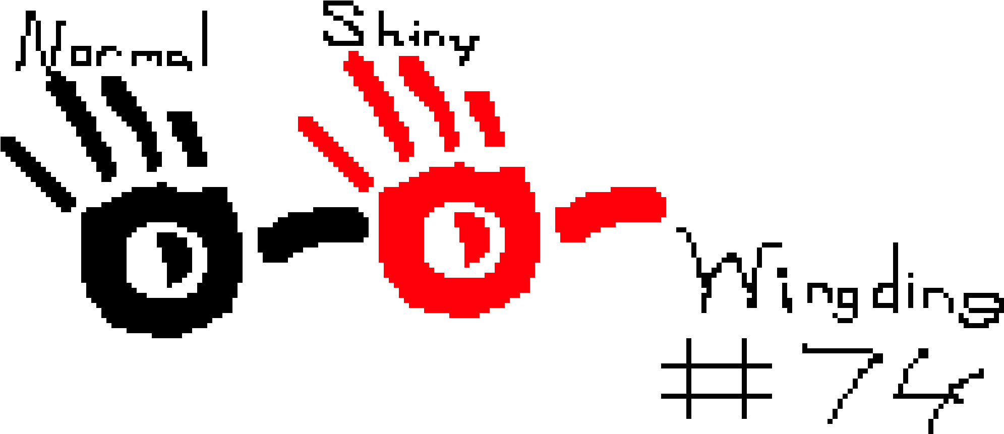 Wingding The Symbol Pokemon - Graphic Design (2150x1060), Png Download